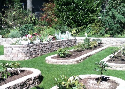 Garden Beds Retaining Wall